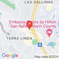 View Map of 1050 Northgate Drive,San Rafael,CA,94903